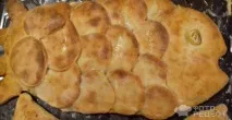 Рецепт Рибник,з начинкою з картоплі та чира у формі рибки) картоплі