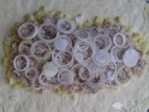 Рецепт Рибник,з начинкою з картоплі та чира у формі рибки) начинкою