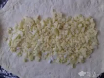 Рецепт Рибник,з начинкою з картоплі та чира у формі рибки) рибник
