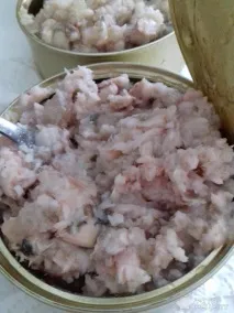 Рецепт Рибник,з начинкою з картоплі та чира у формі рибки) картоплі