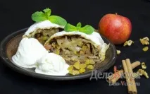 Штрудель з яблуками рецепт з покроковими фото рецепт