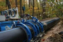 Зварювання ПЕ труб встик поліетиленовими муфтами зварювання