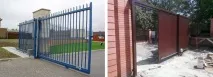 В’їзна брама для дачної ділянки - встановлення своїми руками, фоторозпашних та відкатних видів, ціни ділянки