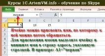 Адреси осередків у таблицях Excel адреси