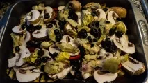 Баклажани, запечені з грибами та помідорами Вечеря без м’яса - Ingredients Matter грибами