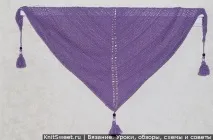 Бактус спицями, В’язання виворітних
