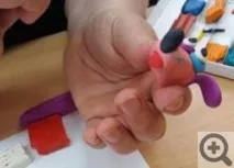 Ліпимо з пластиліну смішного песика песика