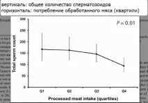 Насіннєва рідина чоловіка залежить від вживання м’яса, молока та яєць. насіннєва