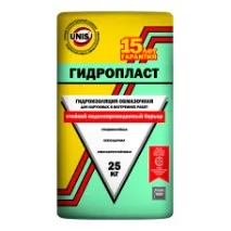 Гідроізоляція обмазувальна «Юніс Гідропласт (Unis Гідропласт)» 25кг юніс