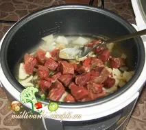 Яловичина з картоплею в мультиварці рецепт приготування яловичина
