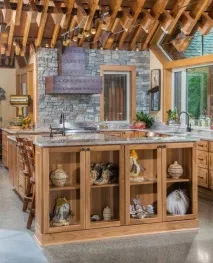 Ідея для кухні кухонний острів зі старих меблів острів