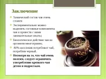 Дослідницька робота – quot; Заглянемо в чашку чаю - quot робота