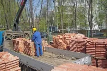 строителни материали транспортирането