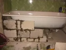 Як встановити ванну на цеглу своїми руками ванну