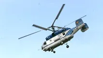 Камов» - на землі, іскри камов