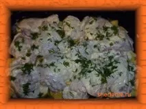 Картопля з куркою в духовці дуже