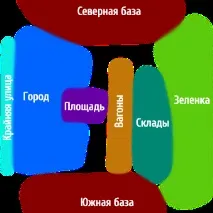 Карта Енск WoT - тактика на ГК тактика