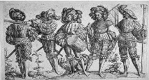 ландскнехт Landsknechts били