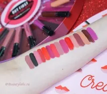 Матова помада Sephora Cream Lip Stain тест-драйв 15 відтінків, Beauty Labs помада