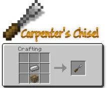 Мод на інструменти тесляра для Minecraft 1 тесляра