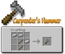 Мод на інструменти тесляра для Minecraft 1 Blocks