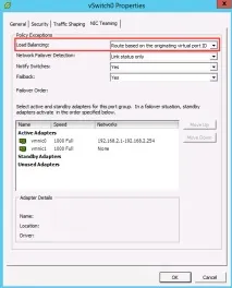 Об’єднання портів ESXi та ESX (NIC Teaming) - Geek Notes - Roman Bogachev esxi