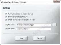 Огляд клавіатурного шпигуна Windows Spy Keylogger огляд