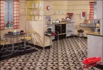 Змішувач та мийка в ретро-стилі для кухні кухонний дизайн для цінителів змішувач