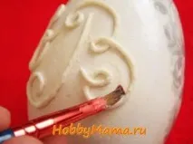 Пасхальне яйце в техніці декупаж та пейп-арт яйце