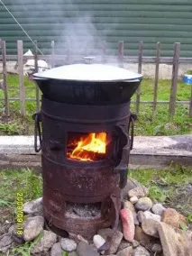 Печі під казан своїми руками із металу казана
