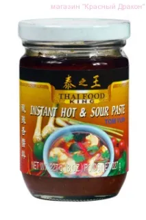 Паста Том Юм - Thai Food King - без рибного соусу (підходить для вегетаріанців), 227 гр food