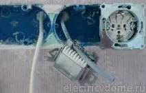 Підключення розетки RJ 45 підключення