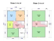 Проекти каркасних та брусовихбудинків під ключ в Орловській області проекти