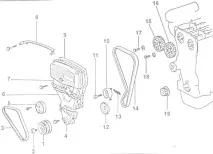 Роботи із заміни ременя ГРМ двигуна Toyota 4A-GE ременя