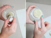 Склянки для напоїв з різнобарвним дном дном