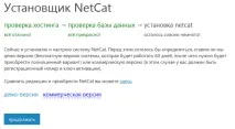 върху бутона netcat