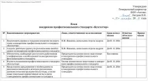 Впровадження професійних стандартів в організації професійних