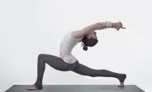 нейните virabhadrasana