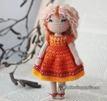 В’яжемо парасольку для лялечки амігурумі парасольку