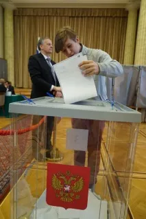 У Посольстві пройшло голосування на виборах до Державної Думи Федеральних Зборів української посольстві