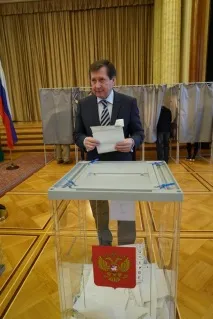 У Посольстві пройшло голосування на виборах до Державної Думи Федеральних Зборів української посольстві