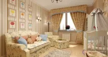 Колірні рішення для дитячої кімнати кольору