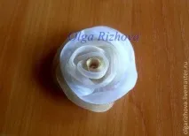 Квітка з органзи м’яка – Ярмарок Майстрів органзи