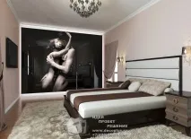 Дизайн спальні з фотошпалерами, Сучасні ідеї дизайну інтер’єру квартир, фото 2017, Бюро домашніх дизайн