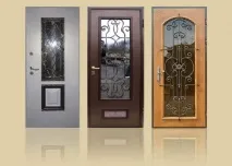 Двері зі склом фото двері