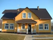 Фасадні штукатурки - 30 красивих фото оздоблення фасаду. штукатурки