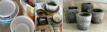 Горщики, гриби та листя ландшафтний дизайн своїми руками ландшафтний