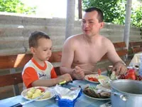 Тимошка їде на море - Станиця Голубицька, Азовське море море