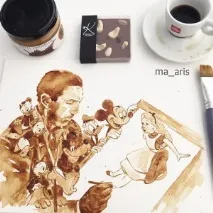 КАВА-АРТ КАВАВИЙ ЖИВОПИС, ARTотека їжі вона