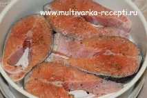 Лосось на пару в мультиварці пару мультиварці